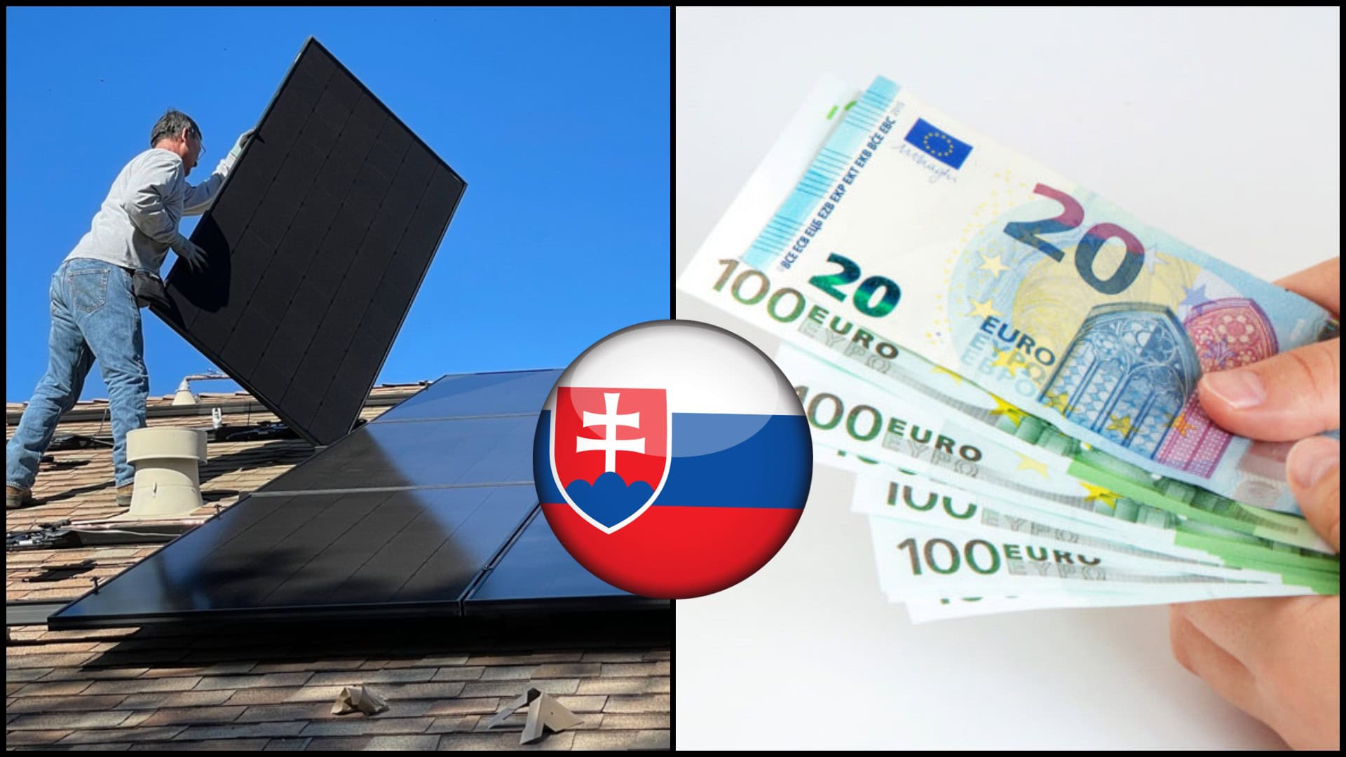 Fotovoltika solárna energia panel slovensko peniaze euro