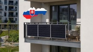 balkónová fotovoltika byt