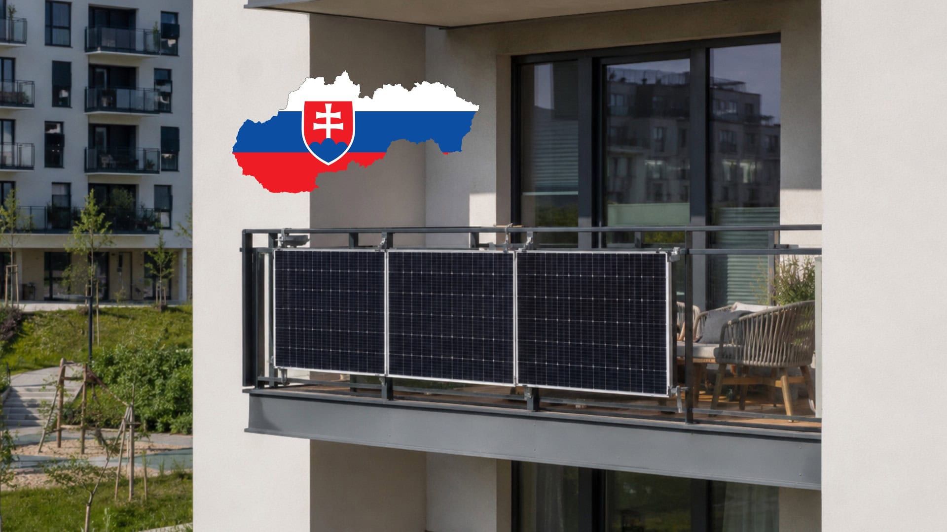 balkónová fotovoltika byt