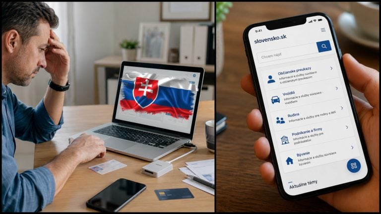 Frustrovaný Slovák pri službe slovensko.sk