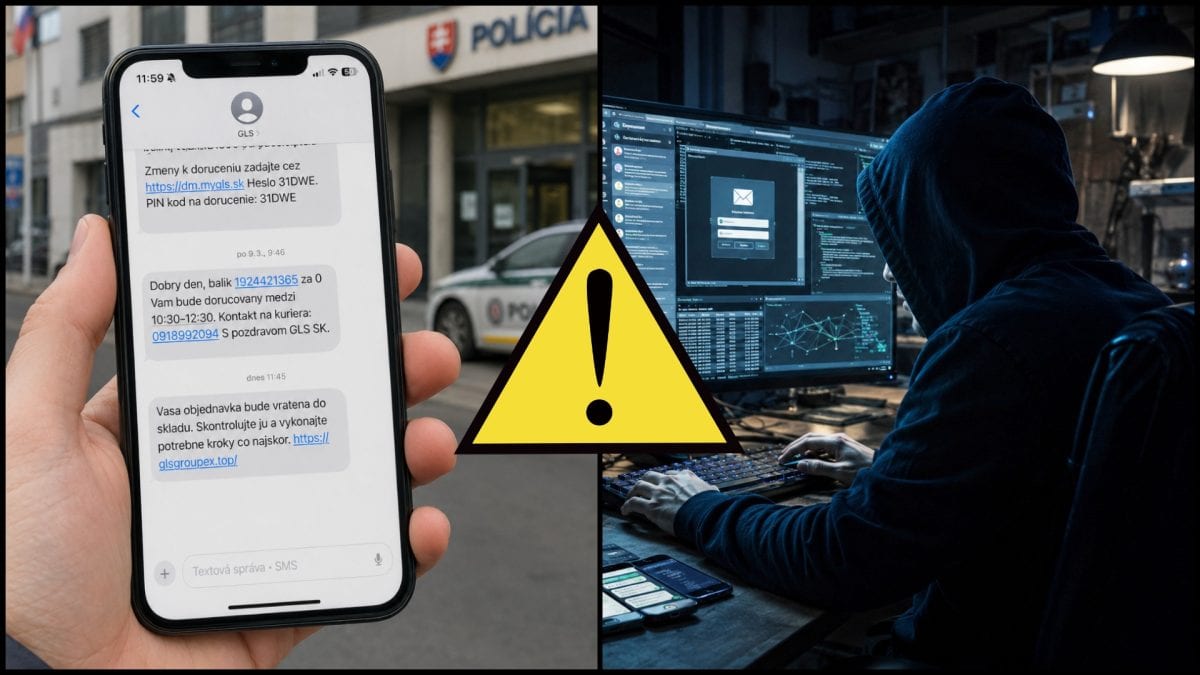 Mobil pishing falošná sms