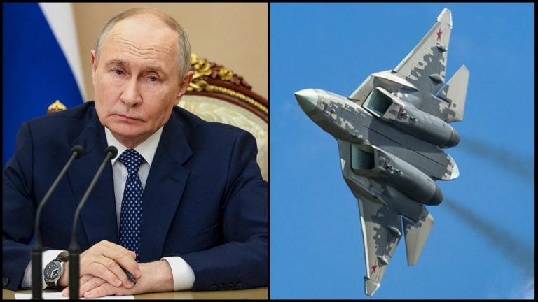 Putin ruská stíhačka Su-57