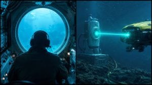 Taliansko laser pod hladinou napájanie