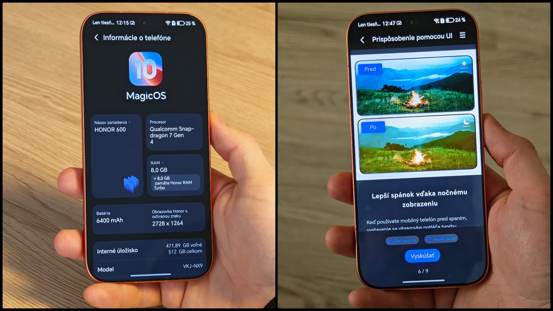 Honor 600 MagicOS 10 rozhranie UI