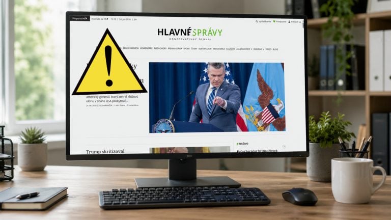 Slovenský dezinfoweb analýza