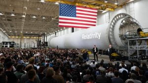 Slávnostné oznámenie spolupráce medzi NASA a Relativity Space