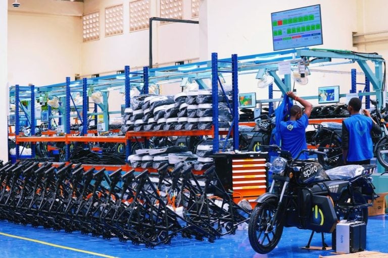 Spiro electric motorcycle in Africa