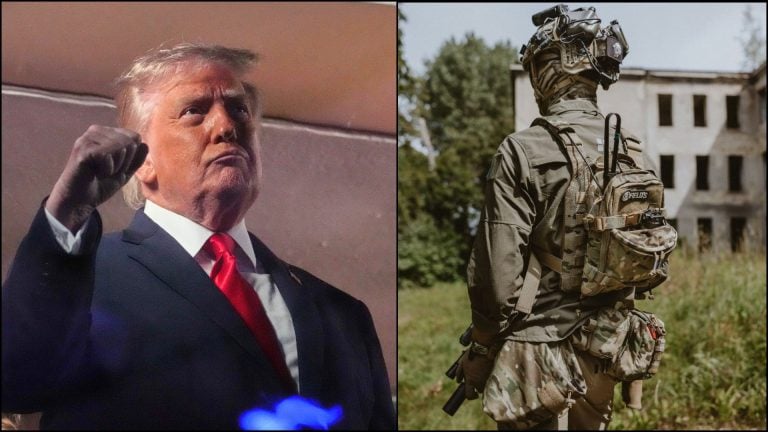 trump a vojak
