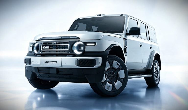Chery iCaur V25 hybridné SUV s predlžovačom dojazdu