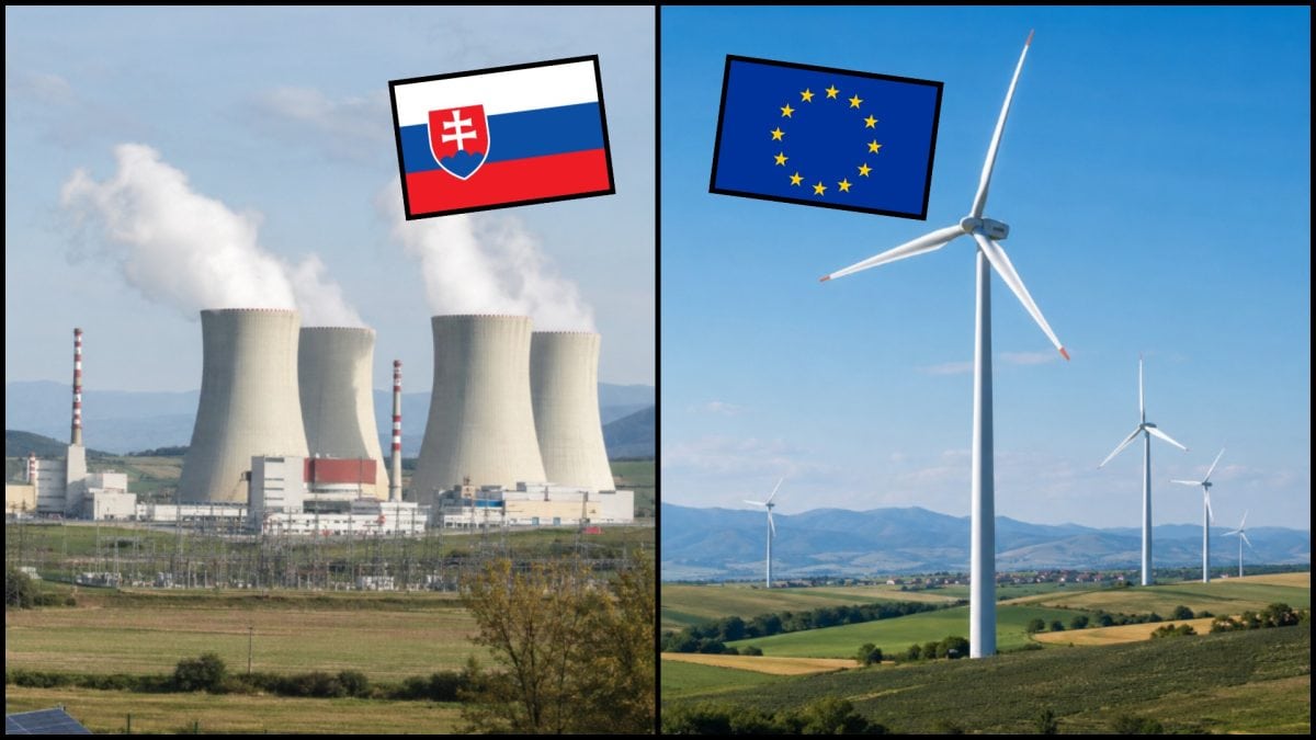 jadrová elektráreň a veterná energia