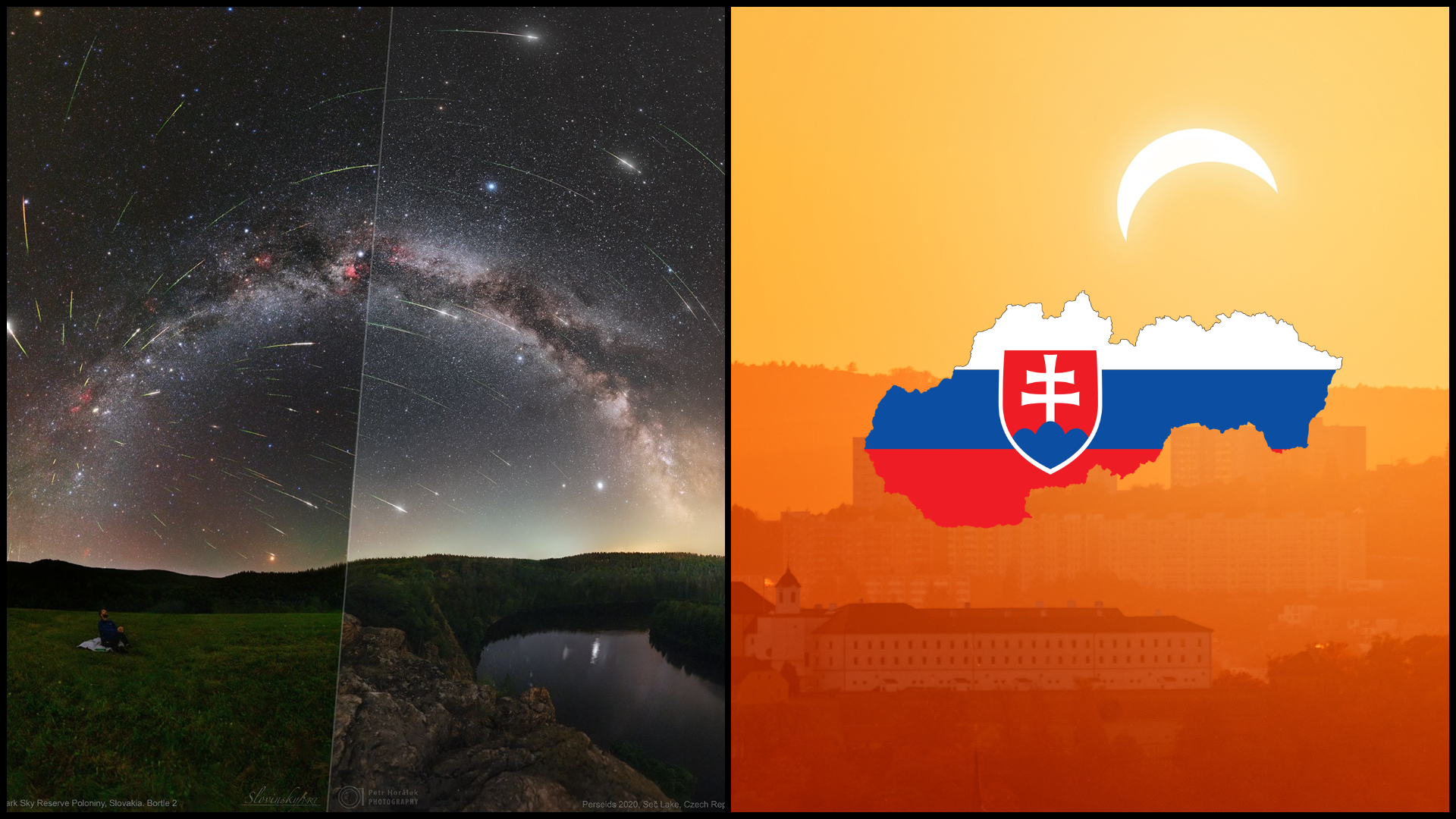 Zatmenie Slnka a meteorický roj perseidy