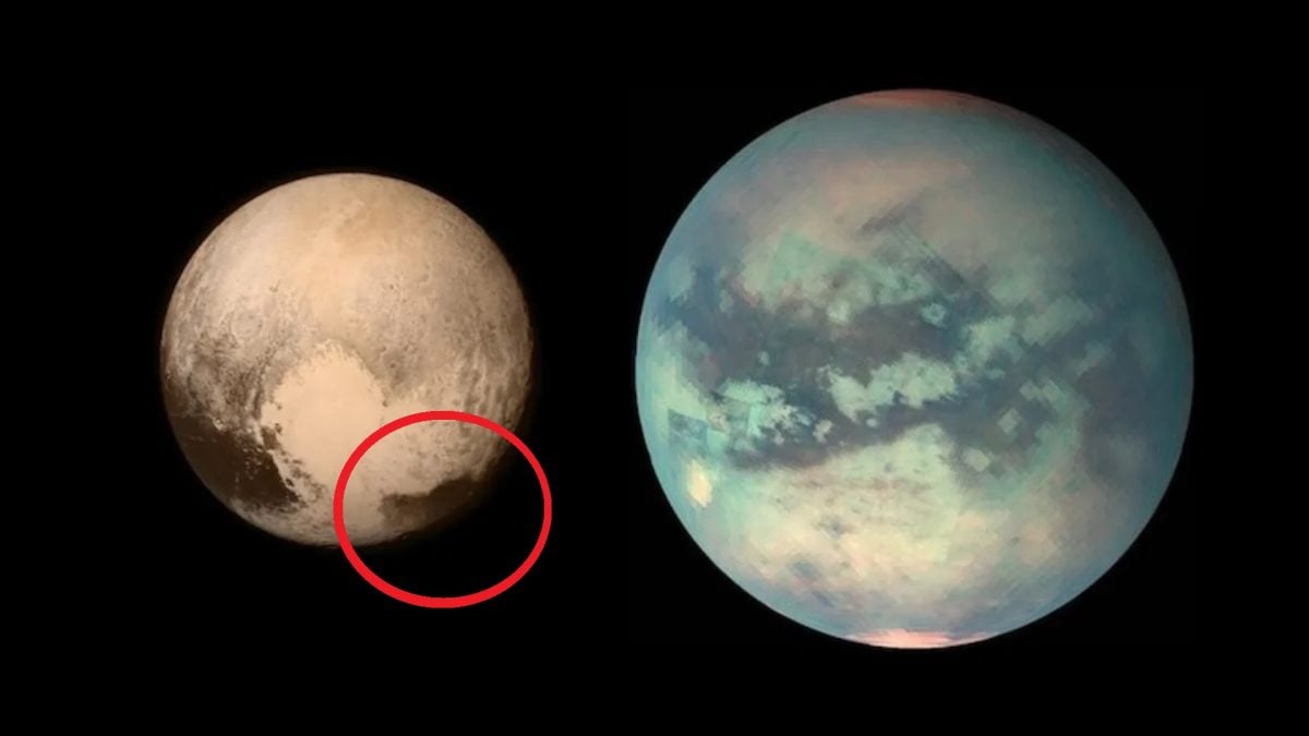 Vedcom to nedáva zmysel. Na hranici Slnečnej sústavy našli niečo, čo nevedia identifikovať Pluto a Titan na fotke z vesmíru od NASA