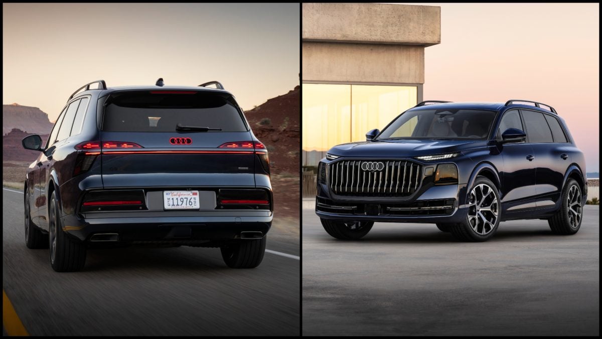 Audi odhalilo najväčšie SUV vo svojej histórii. Pod kapotou má V6, cena ti však vyrazí dych Audi Q9 TDI nové luxusné auto zadná strana a predná strana