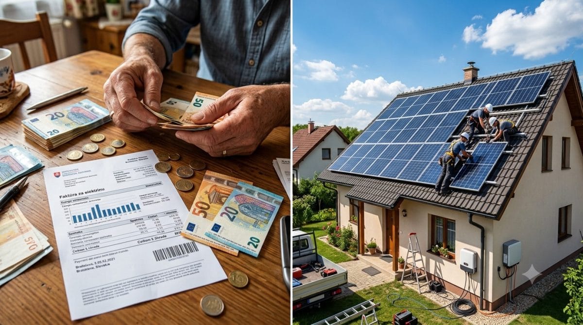 Elektrina už nebude rovnako lacná. Slovákov čaká novinka, ktorá prevráti návratnosť fotovoltiky solárne panely a účet za elektrinu