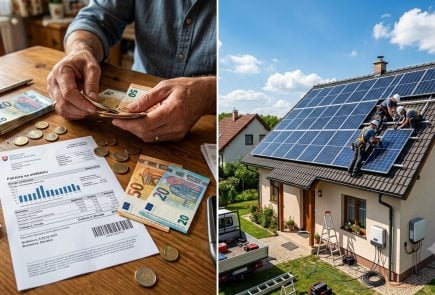solárne panely a účet za elektrinu