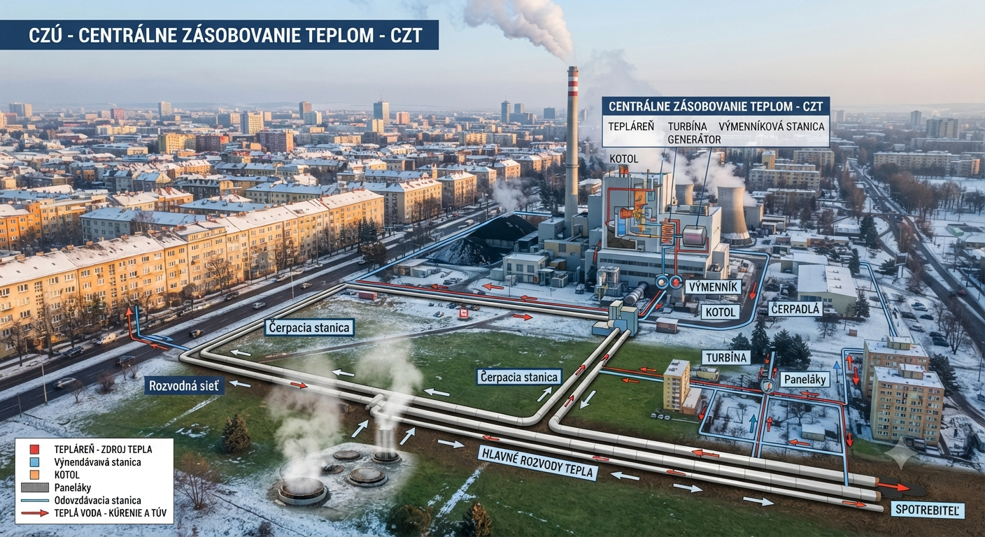 centrálne zásobovanie teplom