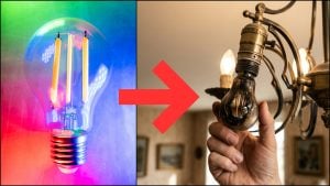 led žiarovka vyhorená