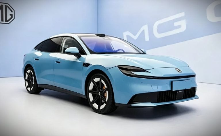 Nový elektrický fastback MG 07