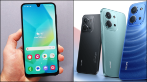 smartfony Samsung a Xiaomi