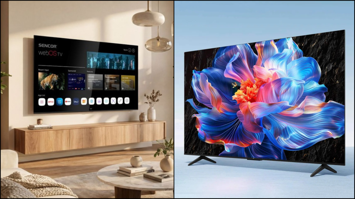 165 cm obor aj Sencor za 230 eur. Našli sme TOP 5 veľkých televízorov do 300 eur televizor TCL a Sencor