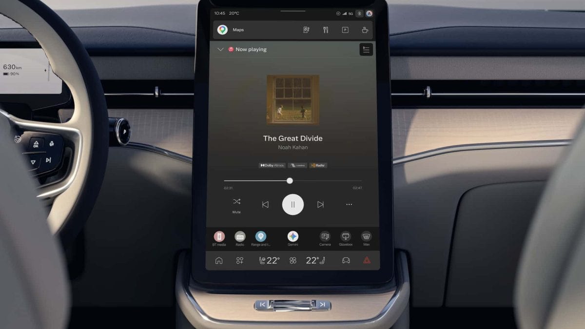 Európska automobilka prekvapila. Cez 2 milióny vozidiel dostane očakávanú novinku zadarmo Volvo infotainment system displaying the Apple Music interface.