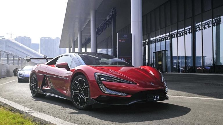 Yangwang U9 Xtreme electric hypercar on track test