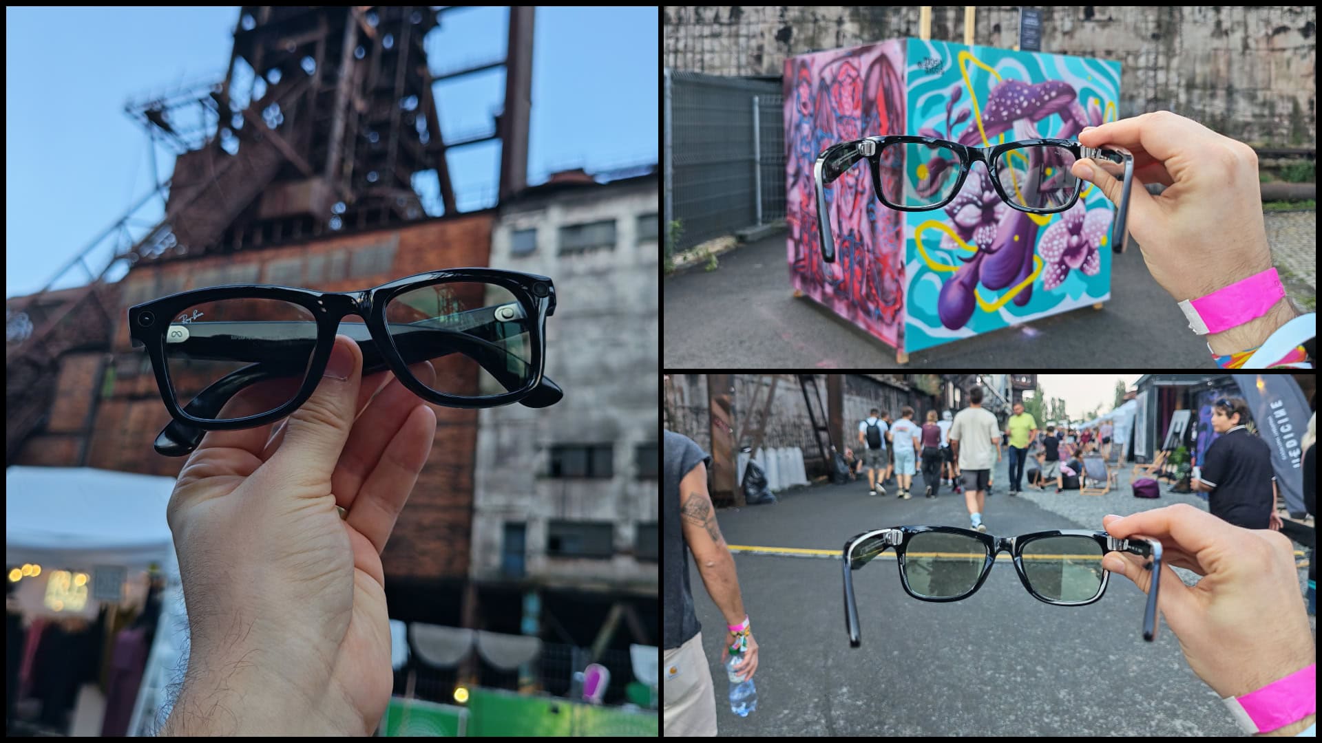 Ray-Ban Meta Wayfarer (Gen 2) na festivale