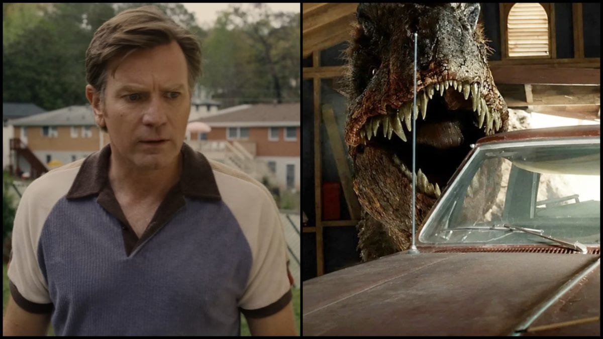 Na konci Oak Street Ewan McGregor a dinosaurus