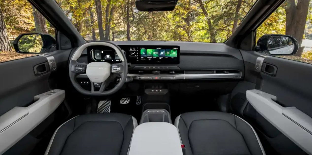 Kia EV3 nové auto 2027 interiér