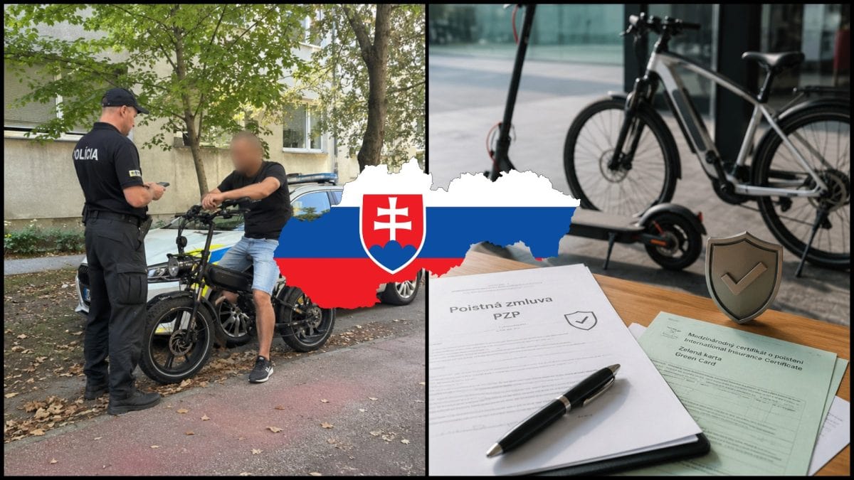 pokuta za e-bike a povinnosť PZP pre Slovákov