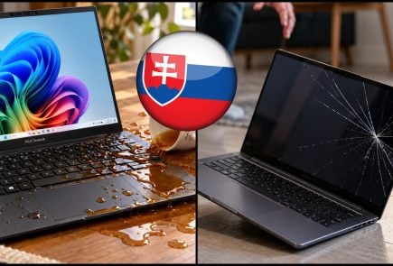 Oprava pokazeného notebooku ASUS zadarmo pre Slovákov