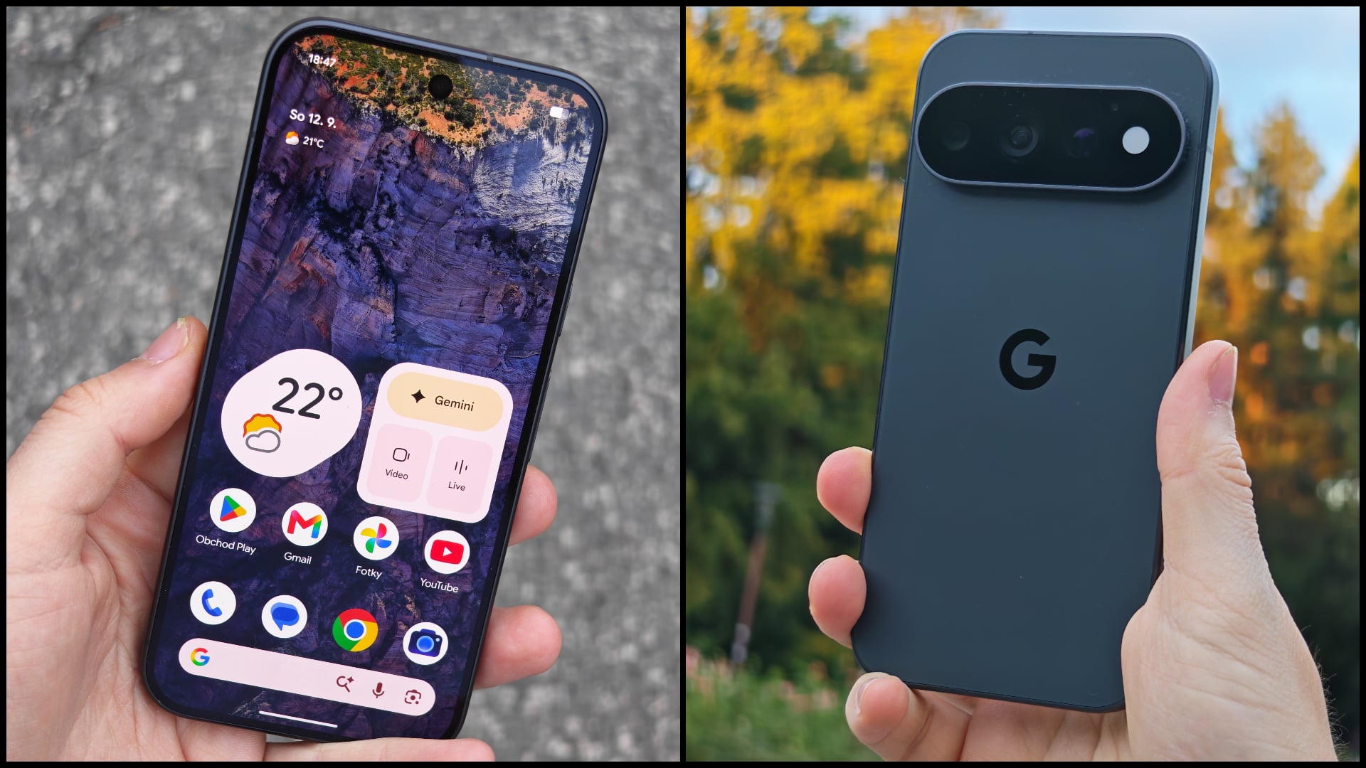 Google Pixel 11 Pro - displej a zadná strana