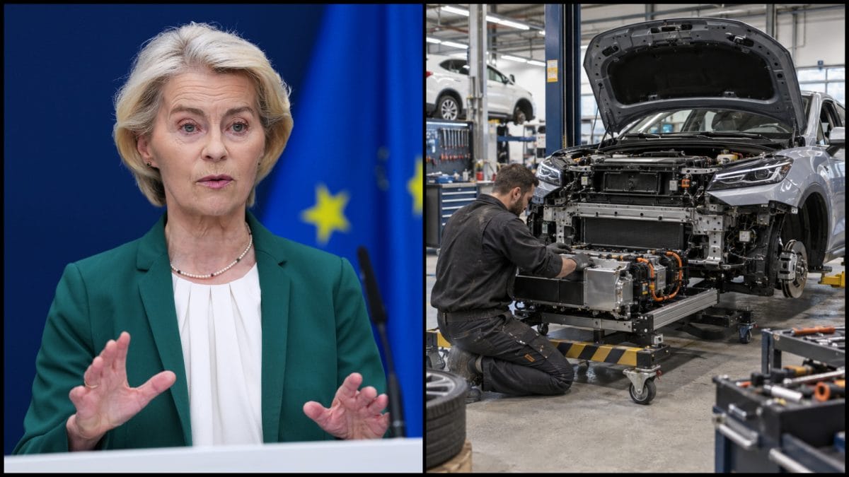 Brusel spustil veľkú reformu áut. Vodičov zatiaľ neobmedzí, výrobcov však čaká tvrdá zmena Brusel spustil veľkú reformu áut - Von Der Leyen a servis