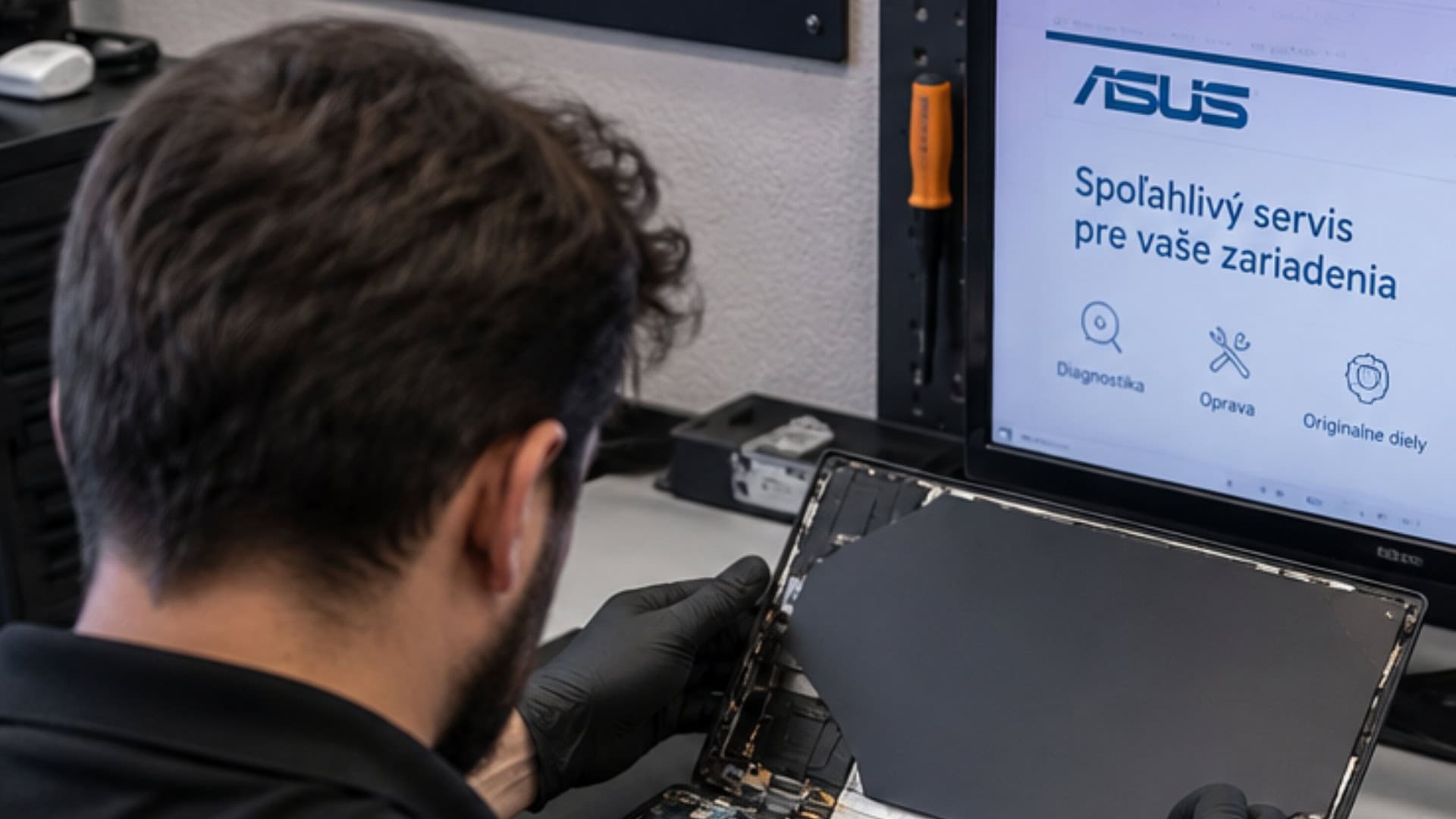 ASUS servis oprava notebooku