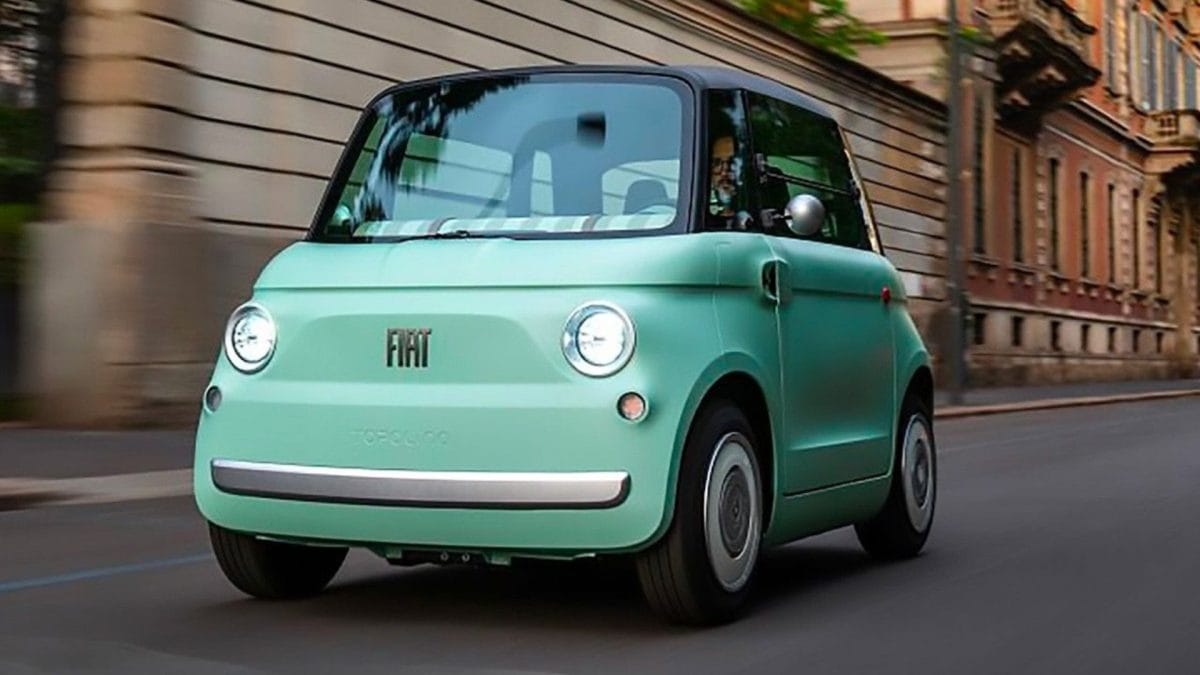 Fiat začal na Slovensku predávať elektromobil za 9 990 eur. Háčik je v tom, že to nie je klasické auto Fiat najlacnejší elektromobil na Slovensku