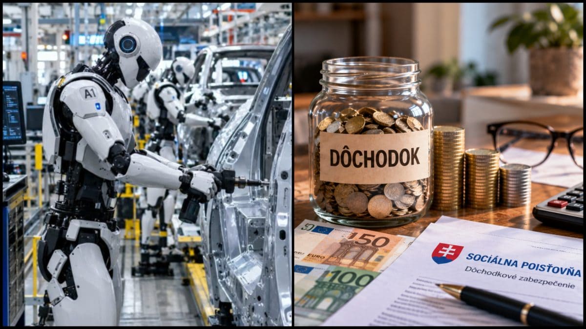 Dôchodky Slovákov môžu naraziť na veľký problém. AI ľudí nahrádza, odvody však neplatí Dôchodky v ohrození kvôli AI