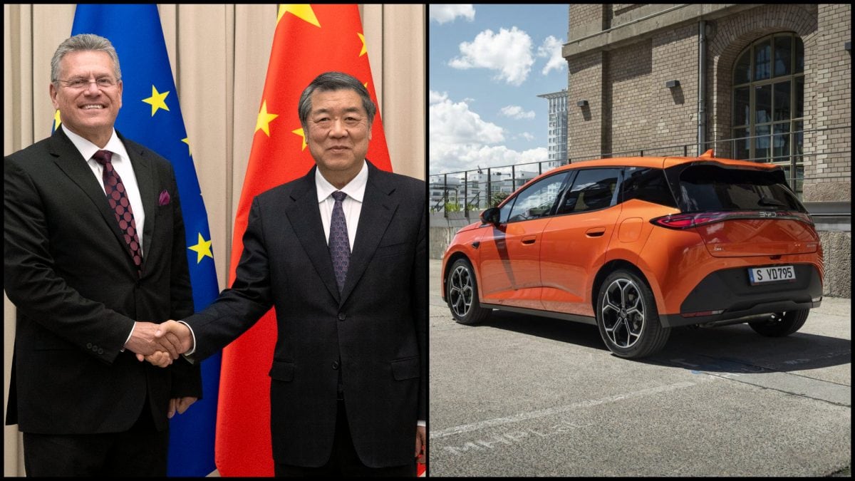 Čína EÚ Šefčovič obchod rokovania a BYD auto