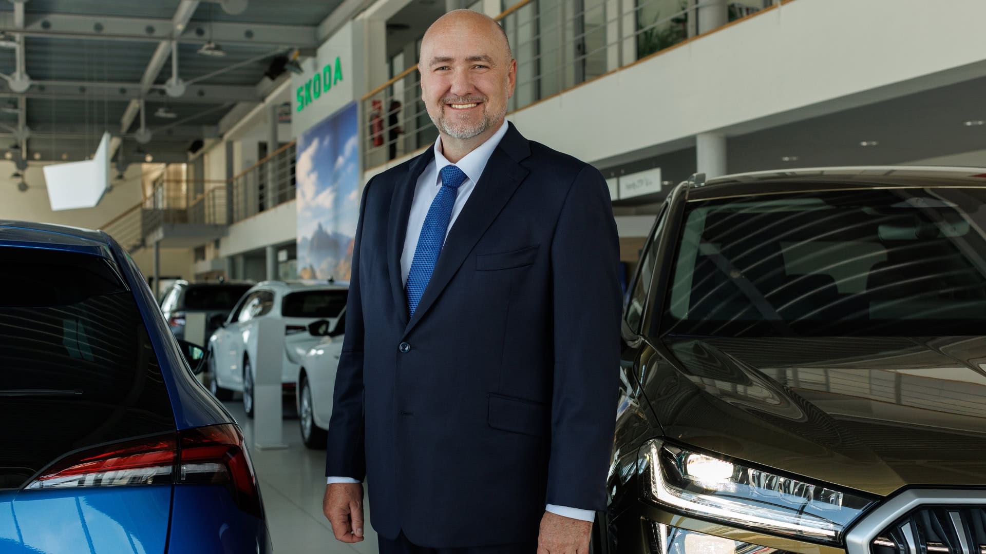 Škoda Auto Slovensko riaditeľ Jan Prochádzka v závode