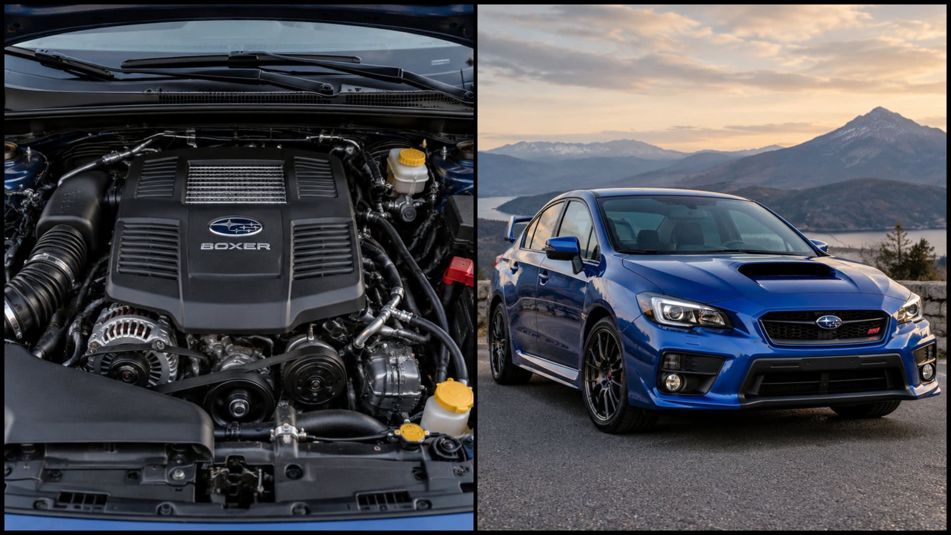 motor Boxer a auto Subaru