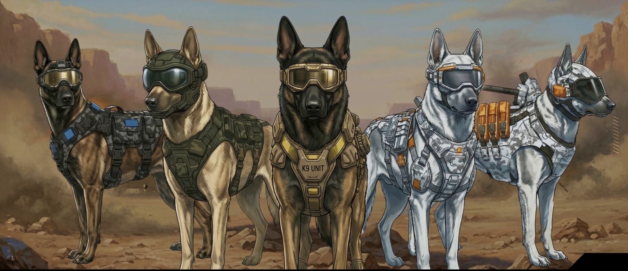 geneticky modifikované psy Warhound