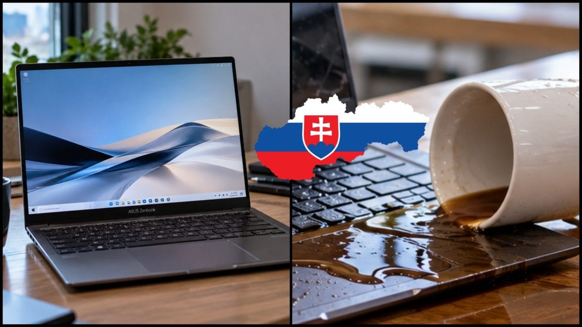 Náhodné poškodenie notebooku ťa nemusí stáť stovky eur. Opravu vieš dostať aj zadarmo Asus zenbook a obliaty notebook oprava zadarmo